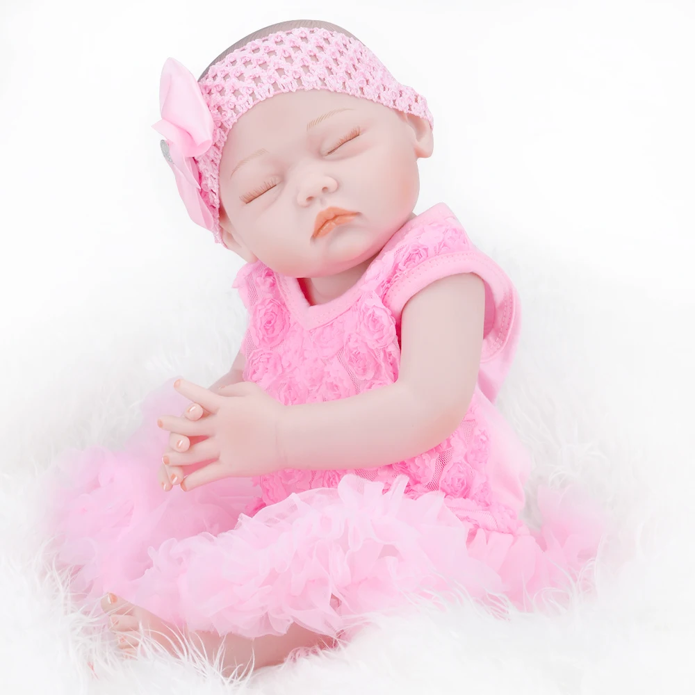 Clearance In Russian 20 Inch Reborn Baby Doll Full Soft Silicone Vinyl Sleeping Girls Boys Dolls Best Gift For Children