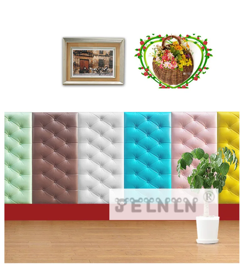 3d трёхмерная самоклеящаяся Настенная Наклейка прикроватная анти-столкновения крутая Мягкая Сумка Подушка Татами мягкая 3D наклейка на стену