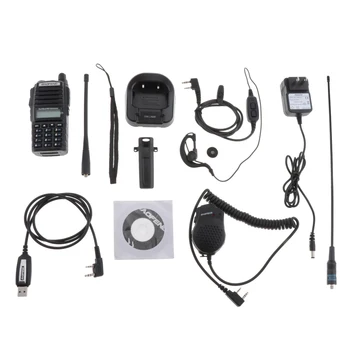 

1Pcs BF-UV-82 VHF UHF FM Transceiver Intercom Walkie Talkie US