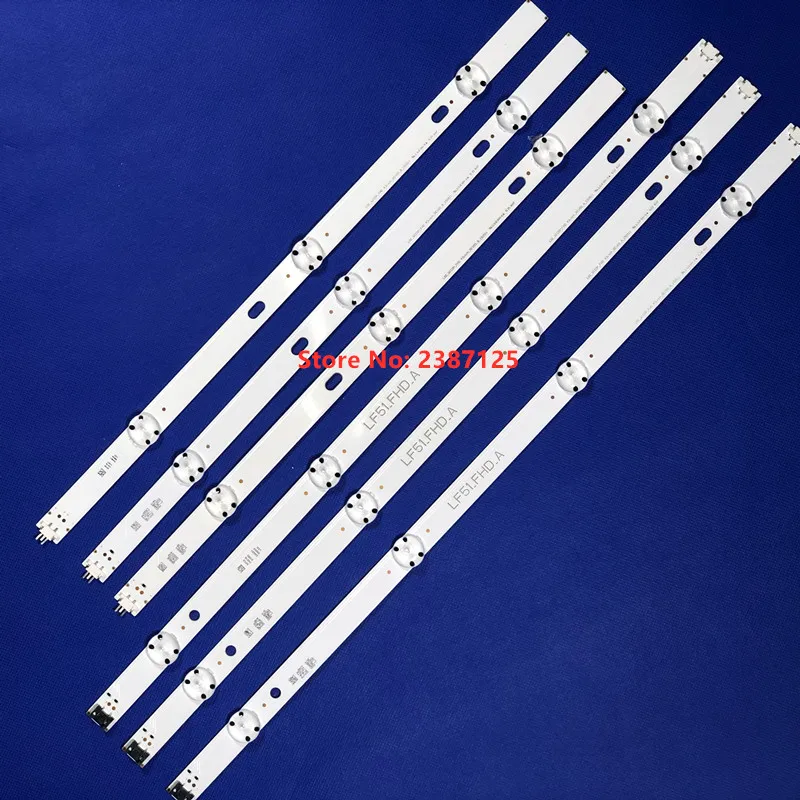 Светодиодный полосы для 6916L-0962A 6916L-0962B LG 43LH5100 43LH5700 43LF510V LF51_FHD_A LF51_FHD_B LGE_WICOP_FHD 43INCH_REV00_A/B_150511