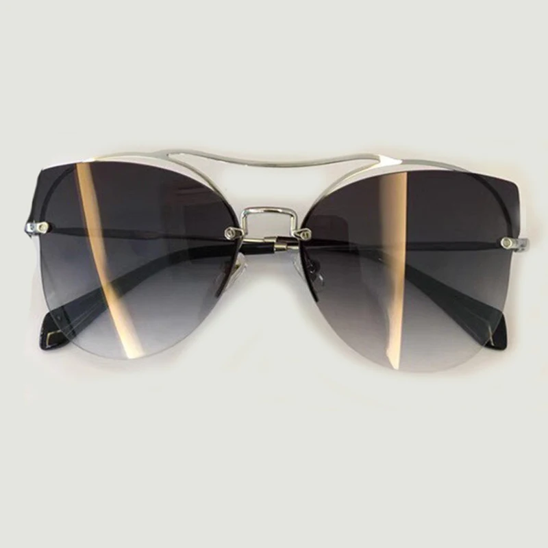 No1 Sunglasses Новые модные женские солнцезащитные очки с упаковочной коробкой Oculos De Sol Feminino винтажные Модные солнцезащитные очки градиентные линзы UV400 - Цвет линз: No1 Sunglasses
