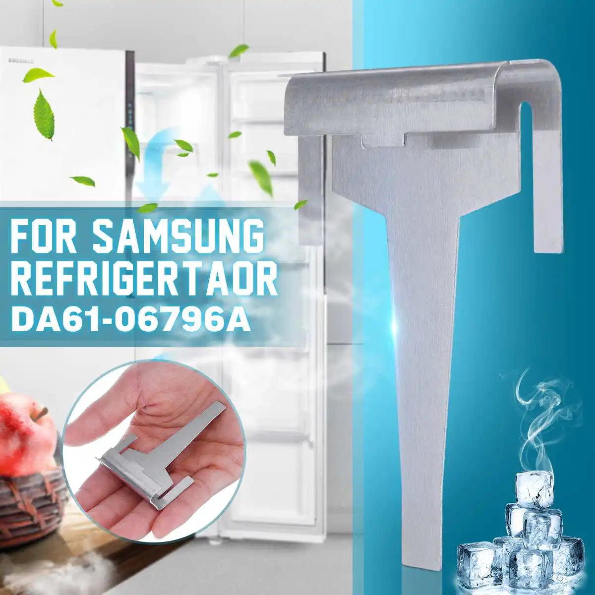 Refrigerator Parts Evaporator Metal Drain Clip DA61-06796A For Samsung Fridge Freezer 1870872 1718552 AP5579885 2683162 PS4145120