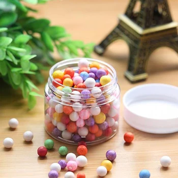 

36Pcs Transparent Plastic Round Storage Containers For Packing Organization