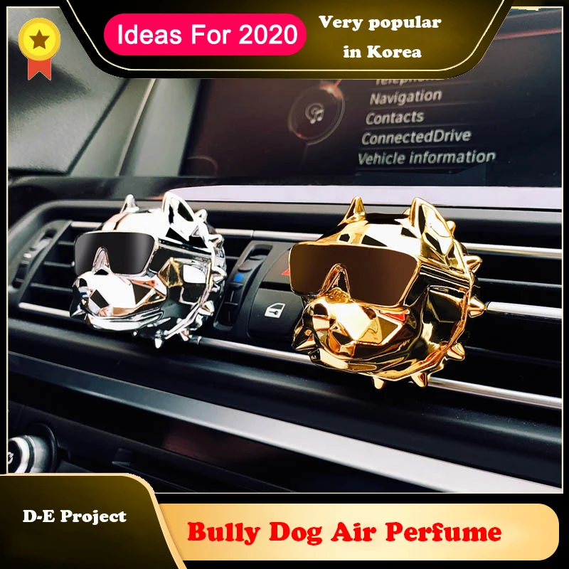 Funky Bulldog Car Air Freshener 54mm Sadoun.com