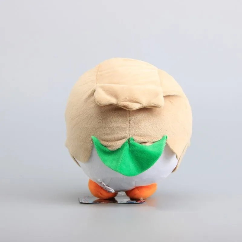 2 стиля Rowlet Popplio милые плюшевые куклы Мягкое Животное игрушки Детский подарок 17 см