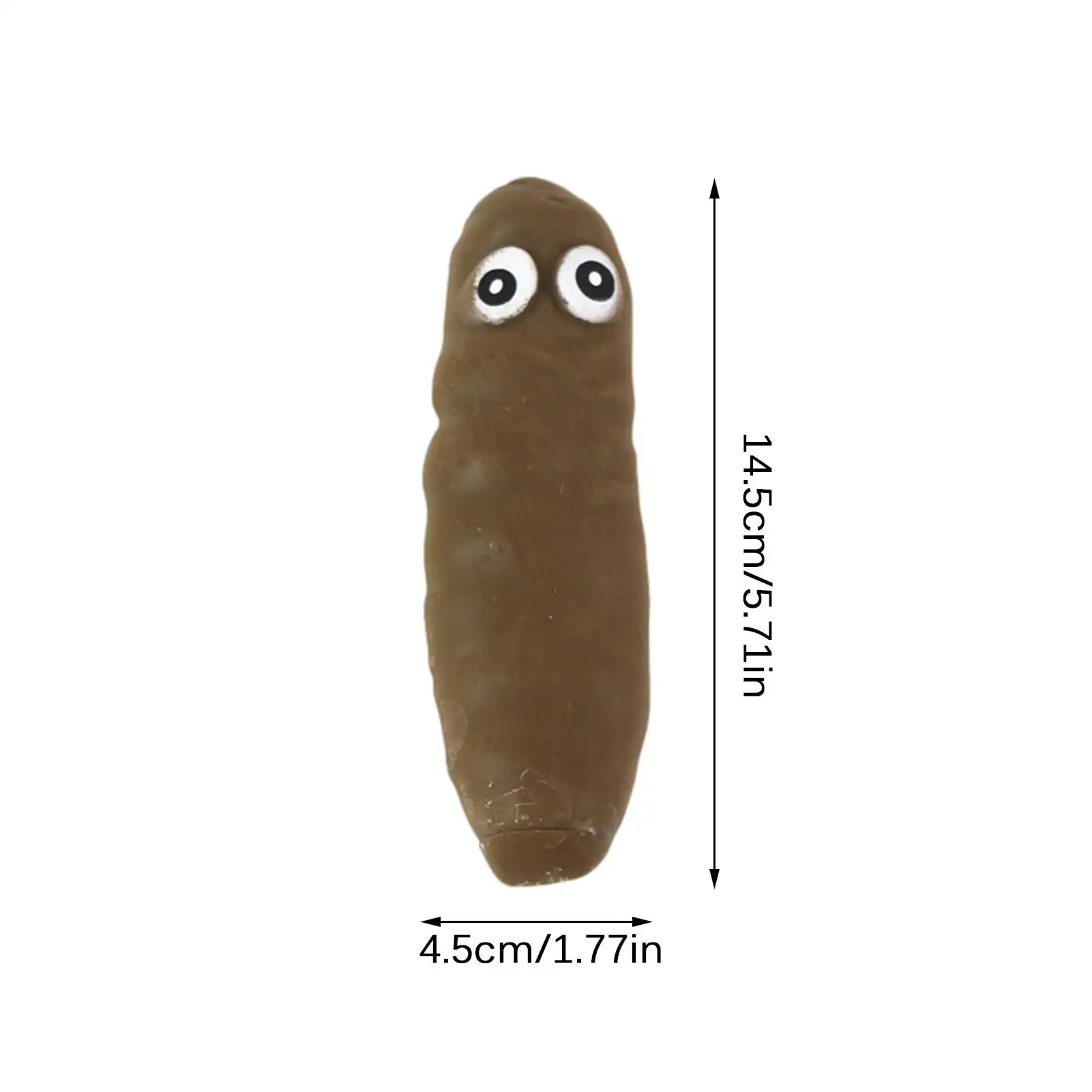 Funny Stretchy Poo Stress Relief Toy Fake Poop Fidget Decompression Doll Toys For Children Adult Tricky Gag Toys