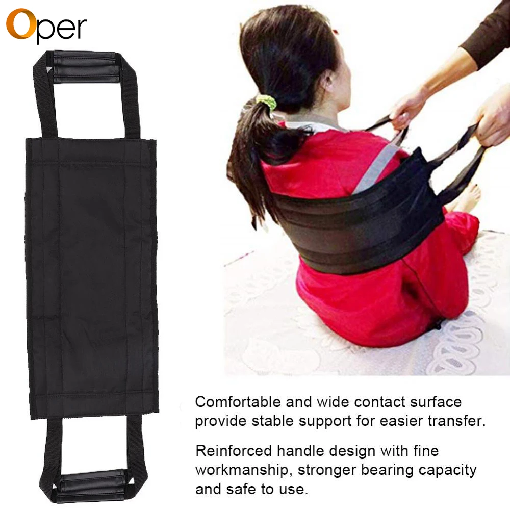 

For Patient Elderly Transfer Moving Belt Wheelchair Bed Nursing Lift Belt with Handle Auxiliary Shift Reinforcement Belt Medical