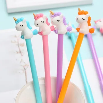 

0.5mm Unicorn Gel Pen Stationery Student Cartoon Water Pen Supplies Signature Pen Office School student stationery friend class