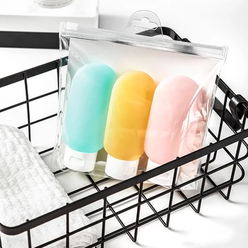 

60ml Hot Sale Practical Travel Portable Large Capacity Silicone Lotion Cosmetic Squeeze Bottle Container Bathroom Beauty Tool