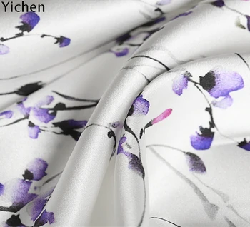 

Elastic Satin Lavender 94% real silk 6% Spandex New Wide Width Mulberry Silk Dress Cloth