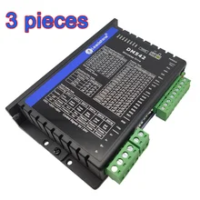 

3 Pieces Genuine Leadshine 2 Phase DSP Digital Stepper Drive DM542 with 20 to 50VDC Input 5V or 24V Control Signal NEW VERSION