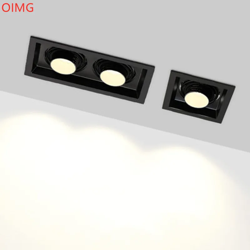 

Zoom Recessed Adjustable 15-60 Degrees Dimmable 10W 15W 20W 30W LED Downlights AC90~260V COB Ceiling Lamp Spot Lights Decoration