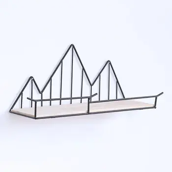 

Bedroom Living Room Wall-mounted Wall-free Decorative Storage Rack LX9C