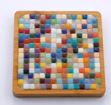 DIY мозаичная плитка подстаканник материал для рукоделия хобби креативный ручной работы Детский пазл стекло Хрустальное стекло мозаичное украшение стены - Цвет: I