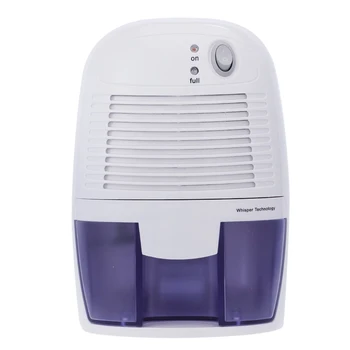

Uk Plug ,Mini Dehumidifier Air Dryer Moisture Absorber Electric Cooling Dryer With 500Ml Water Tank For Home Bedroom Kitchen Off