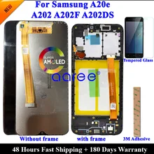 LCD ekran Samsung A20e LCD A202 lcd ekran Samsung A202 A202F A202DS LCD ekran dokunmatik Digitizer meclisi