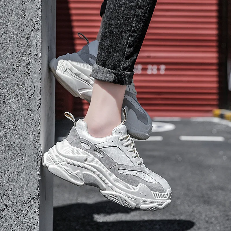 

Dad Shoe Woman Edward 2020 Good Morning! Good Fund Recommend Small Black Shoe Light Flange Casual Shoes Sneakers