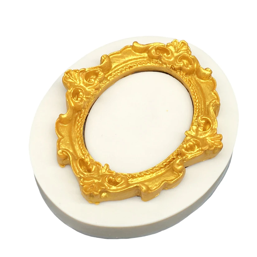 Fotorahmen Silikon Sugarcraft Form Harz Werkzeuge Cupcake Backform Fondant Kuchen Dekorieren Werkzeuge – Detail 4