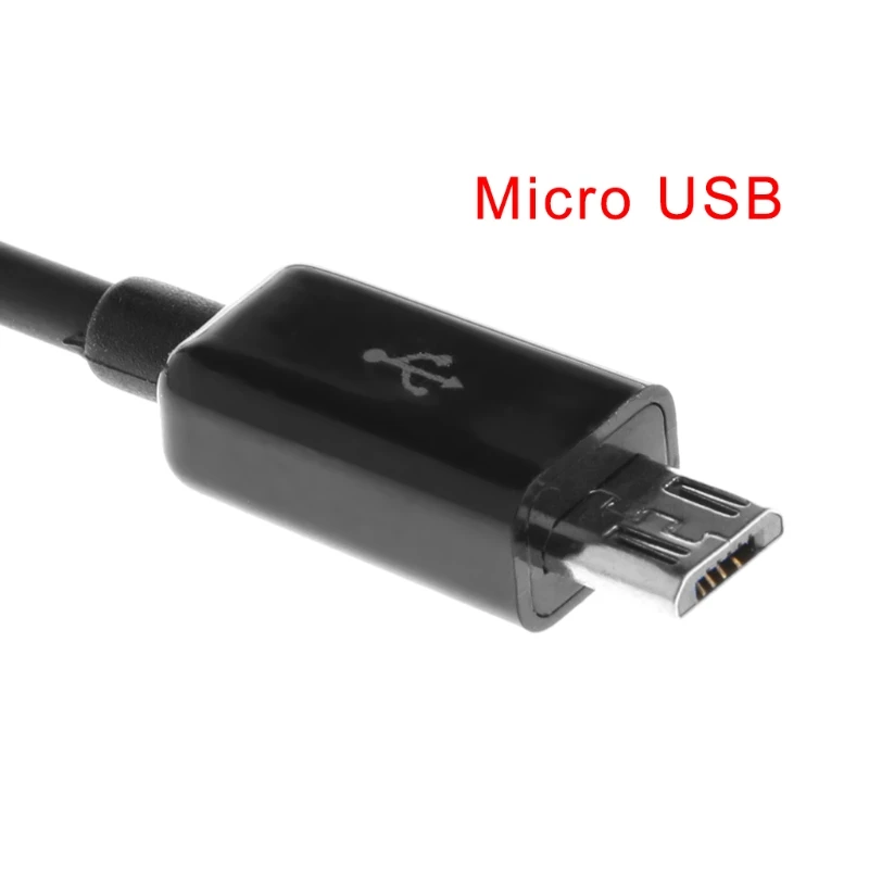 Портативный USB 2,0 Тип A папа-двойной Micro USB сплиттер папа-папа Y зарядный кабель для передачи данных