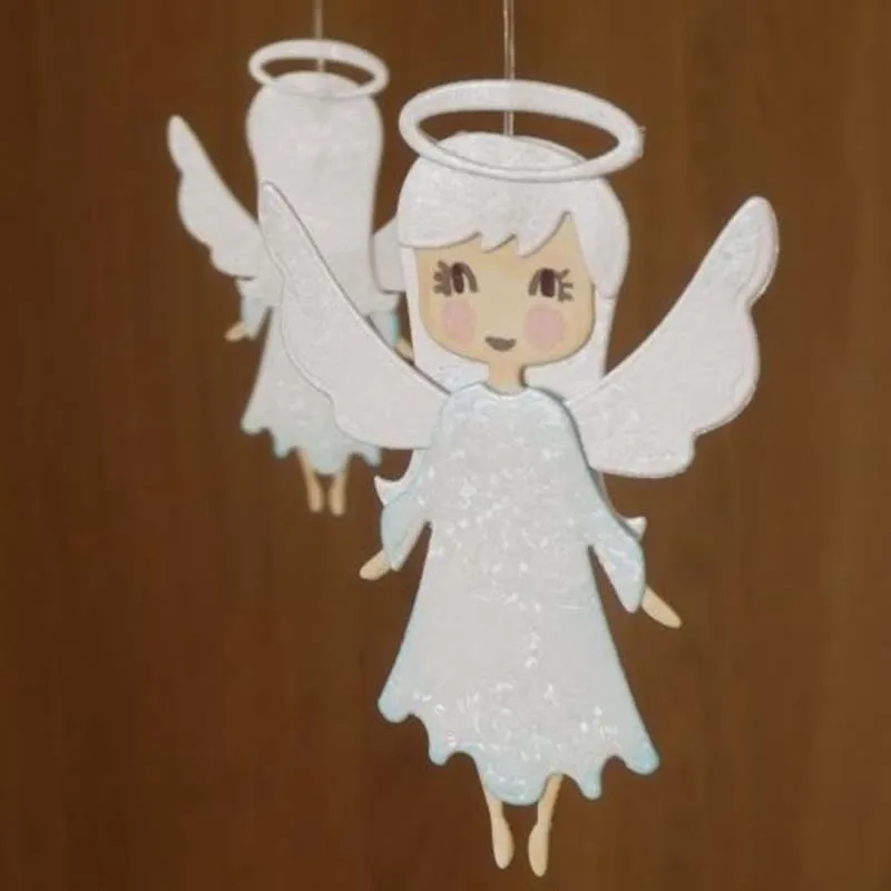 

Blessed Wing Angel Metal Cutting Dies Stencils For Scrapbooking Christmas Cards New