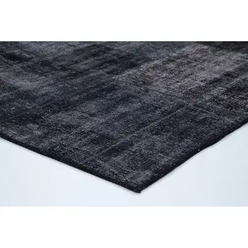 

196x298 Cm Black Handmade Patchwork Rug-6x10 Ft