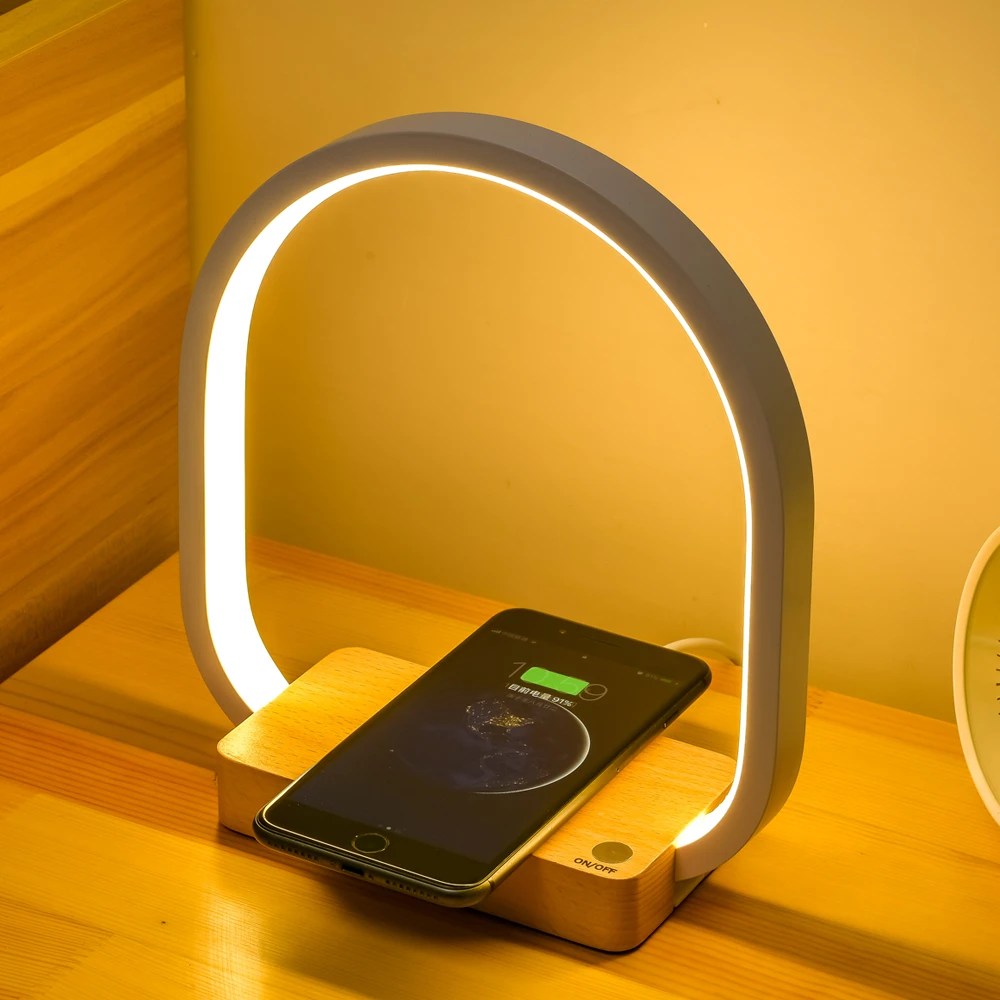 bedside lamp wireless charger