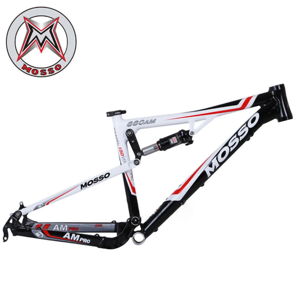 MOSSO 660AM Mountain Bicycle Frame 26x18" Aluminum Alloy Mountain Bike Full Suspension Boost