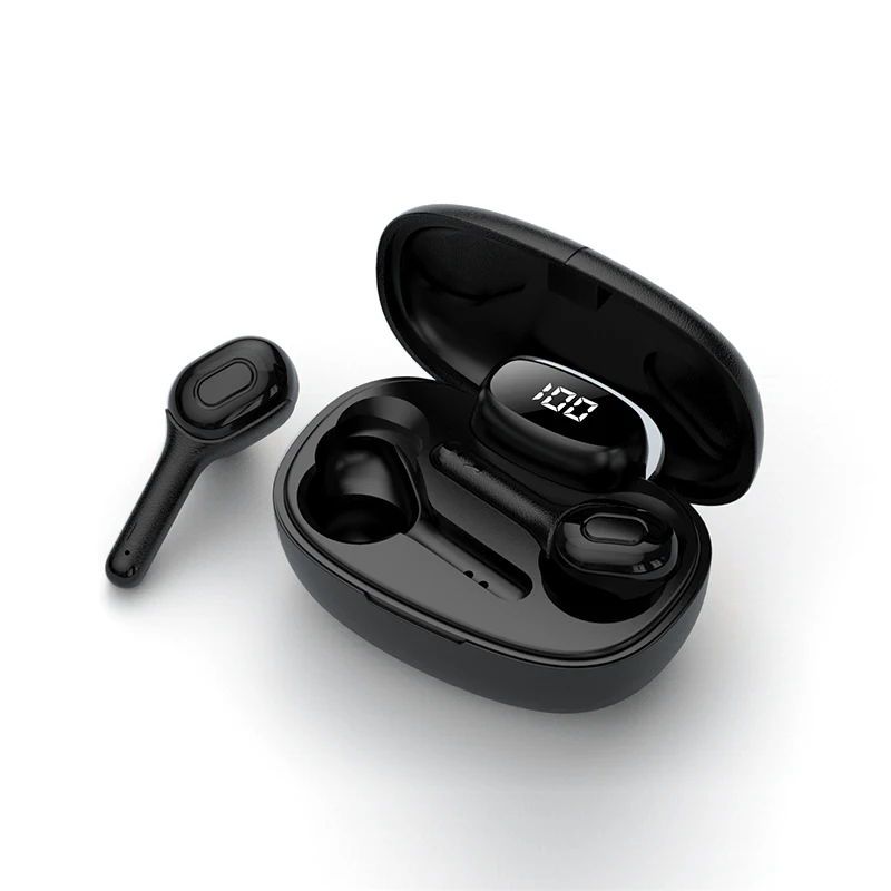 Черный Г-н наушники Тип-c Bluetooth наушники Беспроводной наушники TWS наушники-вкладыши 5,0 Bleutooth Спортивные Bluetooth гарнитура для мобильного С микрофоном - Цвет: Черный