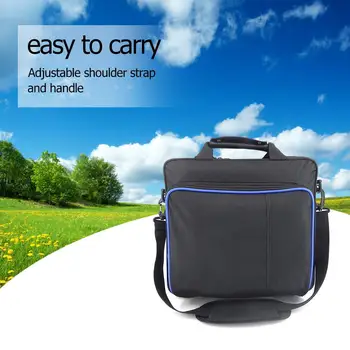 

ALLOYSEED Shoulder Bag For PS4/Pro/Slim Game Consoles Travel Carrying Case Box for PlayStation 4 Game Consoles Carry Case