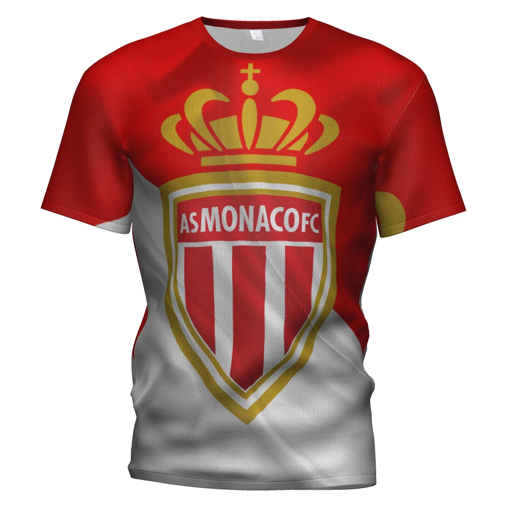 As Monaco 2018 2019 футболка для футбола 3d Футболка Толстовка Maillot спортивный костюм