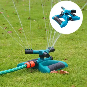 

360 degree automatic rotating series three-fork sprinkler Nursery irrigation garden automatic watering garden sprinkler