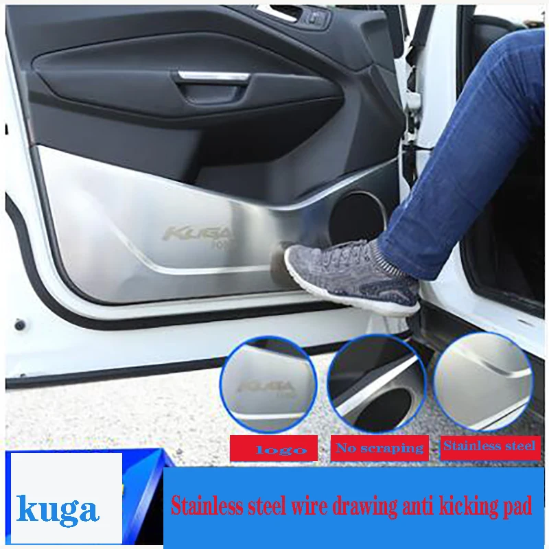 Для Ford 13-19 new kuga анти-кик доска внутренняя отделка специальные фитинги двери из нержавеющей стали анти-кик колодки