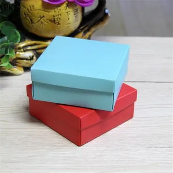 

Handmade Gift Box blue Paper Packaging Jewelry Box Red/Blue Paper Box