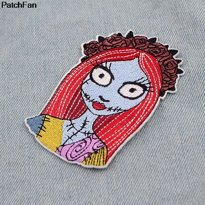 20 шт./лот A2579 Patchfan Кошмар перед Рождеством вышитые DIY железо/пришить на ткань аксессуары патчи Аппликации