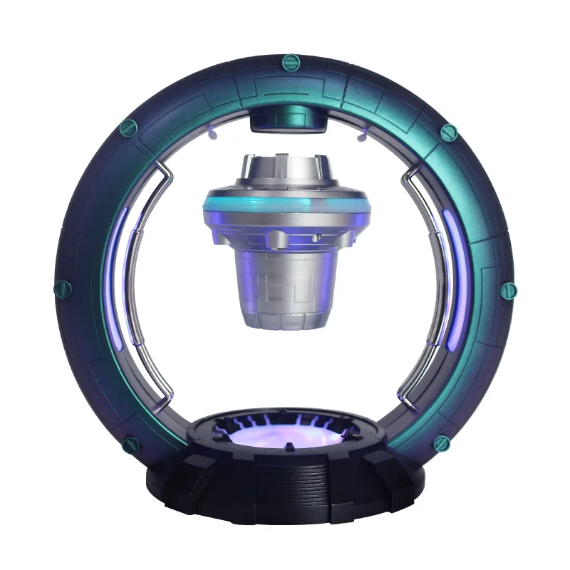 Levitating UFO Bluetooth Speaker Suspension Creative Hanging Subwoofer LED Lamp Night Light Table Gift | Электроника