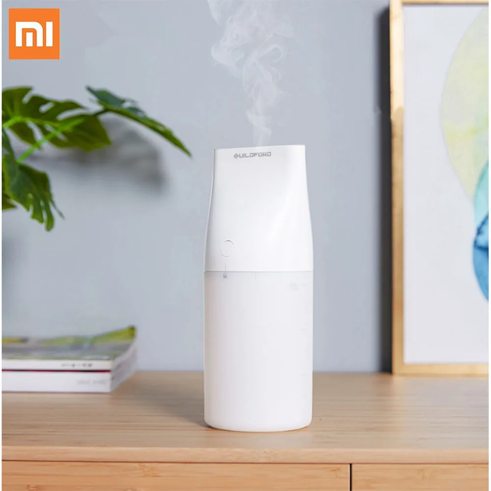 Портативный Настольный увлажнитель воздуха Xiaomi диффузоры с ночным освещением 320