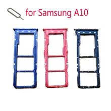 Держатель слота для сим-карты для samsung Galaxy A10 A105 A105F A105G A105FN телефон Nano SIM лоток для карт памяти Micro SD адаптер