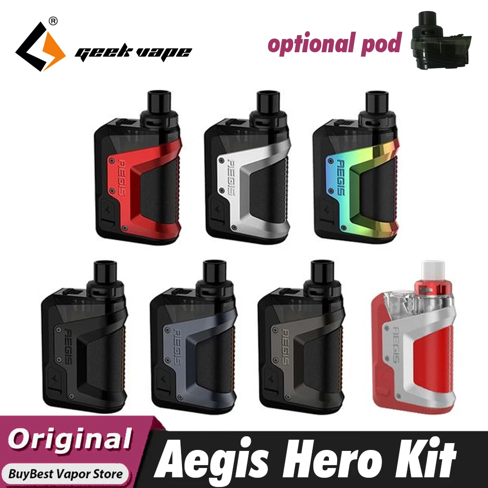 Набор для вейпа Geekvape Aegis Hero электронная сигарета с аккумулятором 1200 мАч баком 45 Вт
