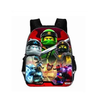 

Newest Boys Games Ninjago Backpack 3D Printing Nylon waterproof School bags For Teenage Kids Girls Hot Mochila Infantil