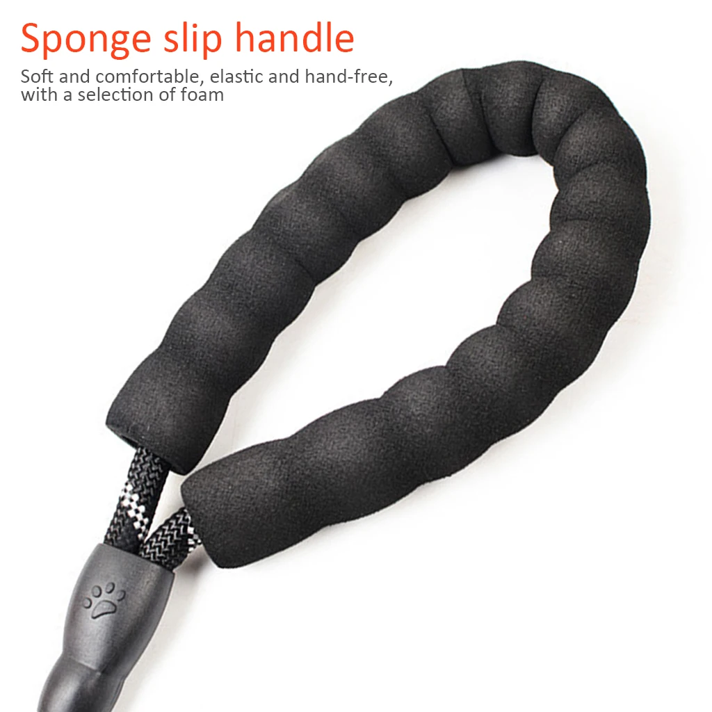 Reflective Dog Leash Nylon Rope Pet Running Tracking Leash Long Lead Dog collar Mountain Climbing Rope 4