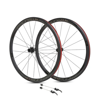 

700C Wheels Ceramic Sealed Bearing Hub RS ultra-light Road Bike 4 Bearings Aluminum Alloy 36mm rims Flat Spoke V Brake