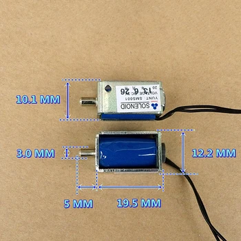 

DC 3V 12*10*20 mm Mini Electric Solenoid Valve Air Exhaust Valve N/O Normally Open Micro Sphygmomanometer Monitor