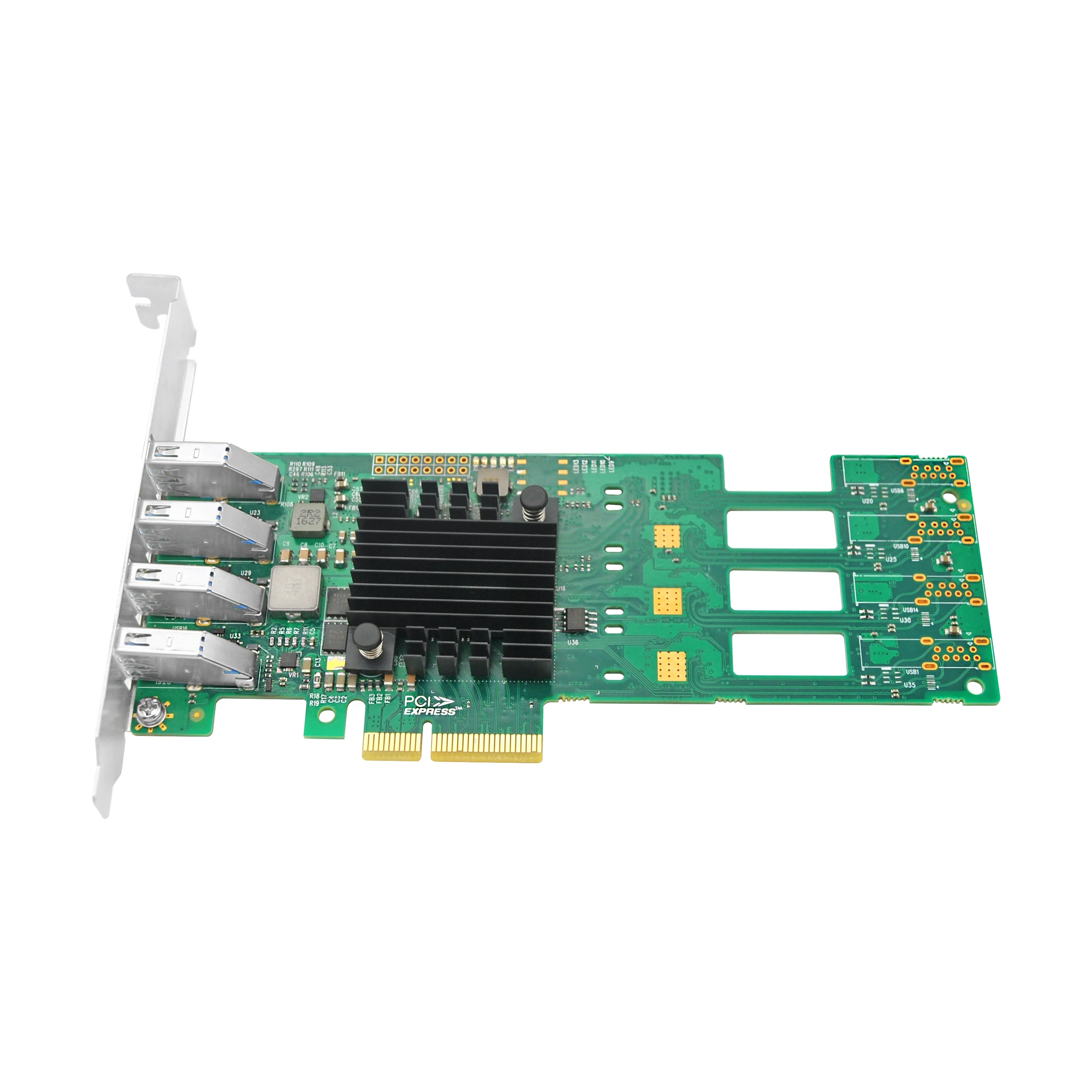 Linkreal 4 порта USB3.0 Хост адаптер карты с PCIe x4 USB3.0 контроллер