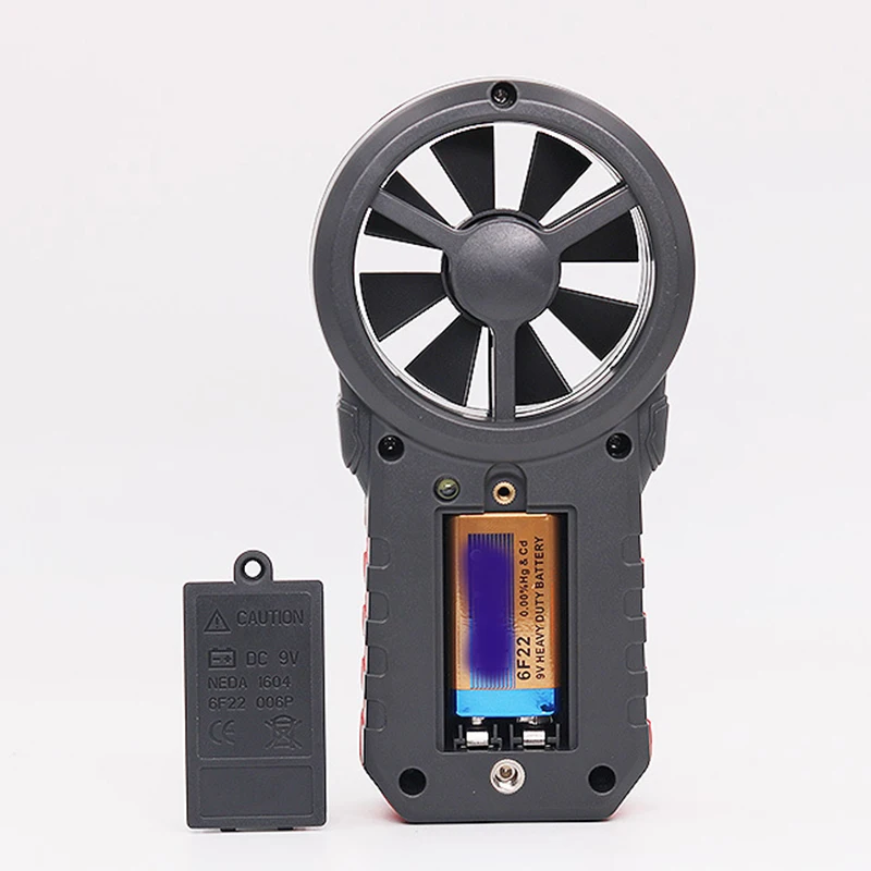 WT87A ЖК-цифровой анемометр-термометр ветромер скорость измерения температуры воздуха с подсветкой