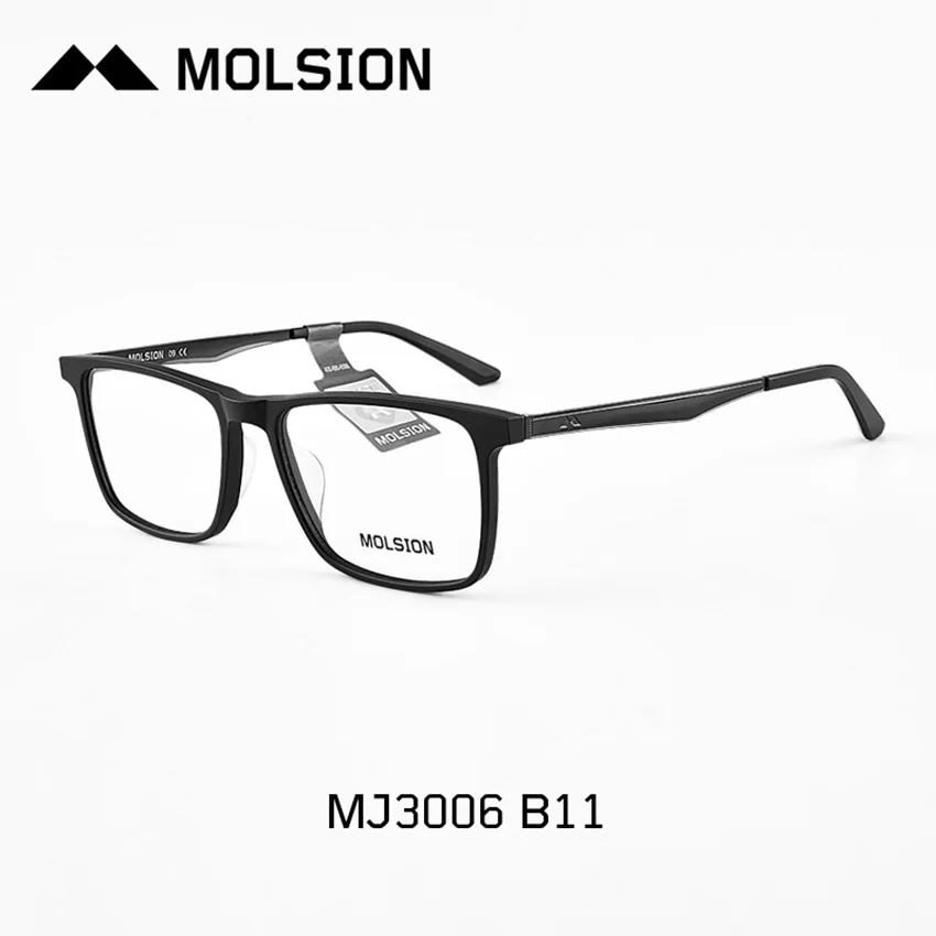 MOLSION оптическая оправа для очков Для мужчин близорукие прогрессивный черный очки Мультифокальные человек предписанные оправы очков MJ3006