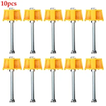 10 шт./компл. открытый мелкая резьба быстро позиции прочный рост инструмент, регулируемые по высоте плитка уравнитель точной горизонтальной линии сетевое оборудование