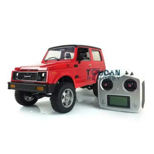 Капо гусеничный 1/6 Радиоуправляемый SIXER1 модель автомобиля Самурай Jimny Собранный окрашенный с I6S ESC Мотор светильник радио THZH0511 - Цвет: Красный
