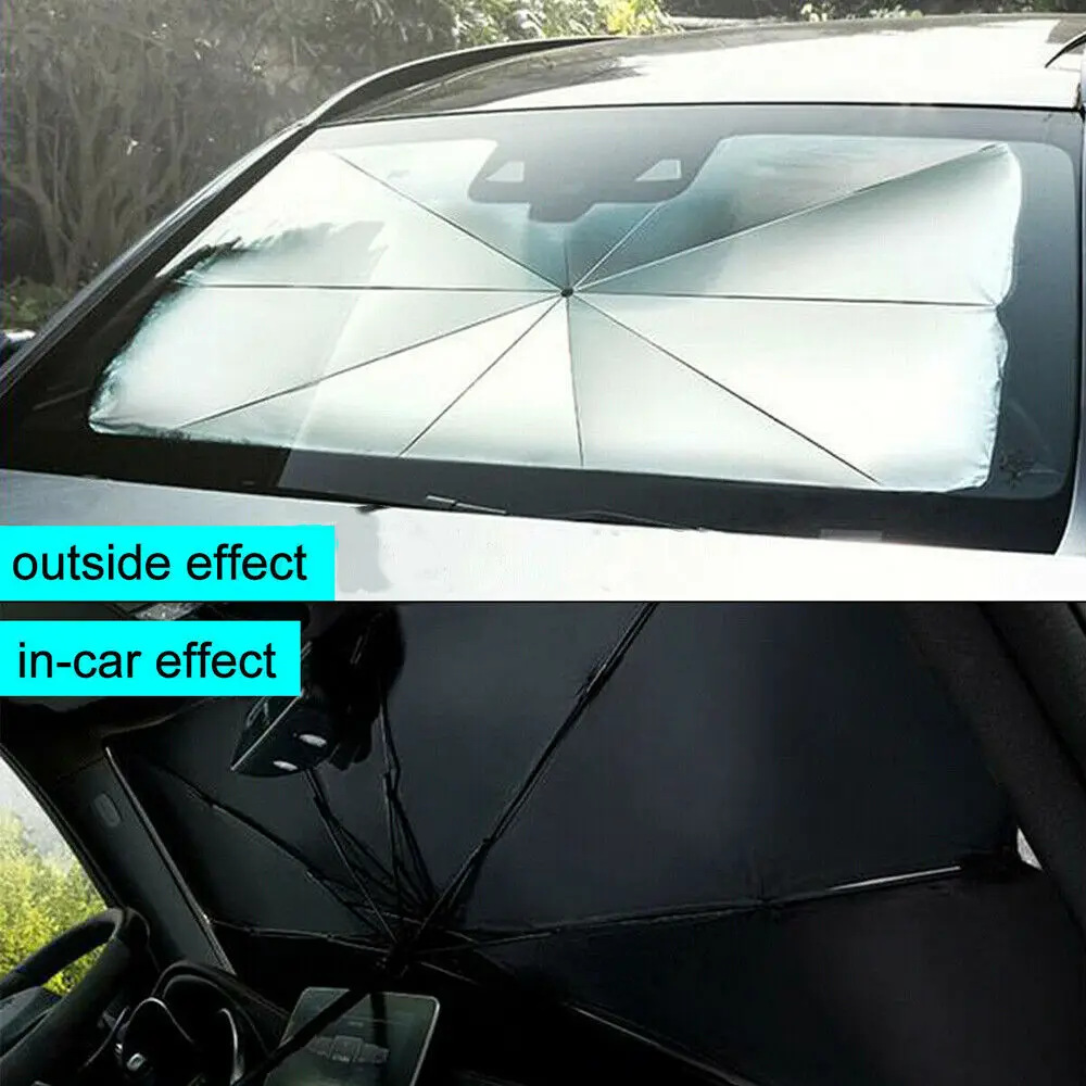 Car Sun Shade Protector Parasol Auto Front Window Sunshade Covers Car