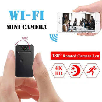 

Mini WiFi Camera 4K HD Video Audio Recorder with IR Night Vision Motion Detection Small Wireless Camcorder mini cam r25