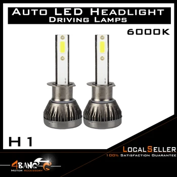

Vehicle Cars Front Headlight Fog Bulbs H1 LED Conversion Kit 6000K White Lamps